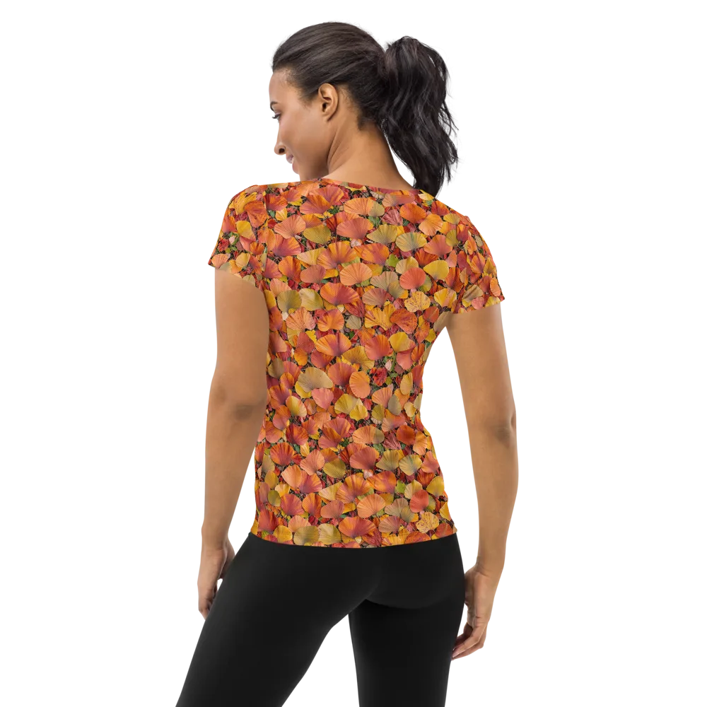Amber Canopy on Women's Athletic T-Shirt — Back