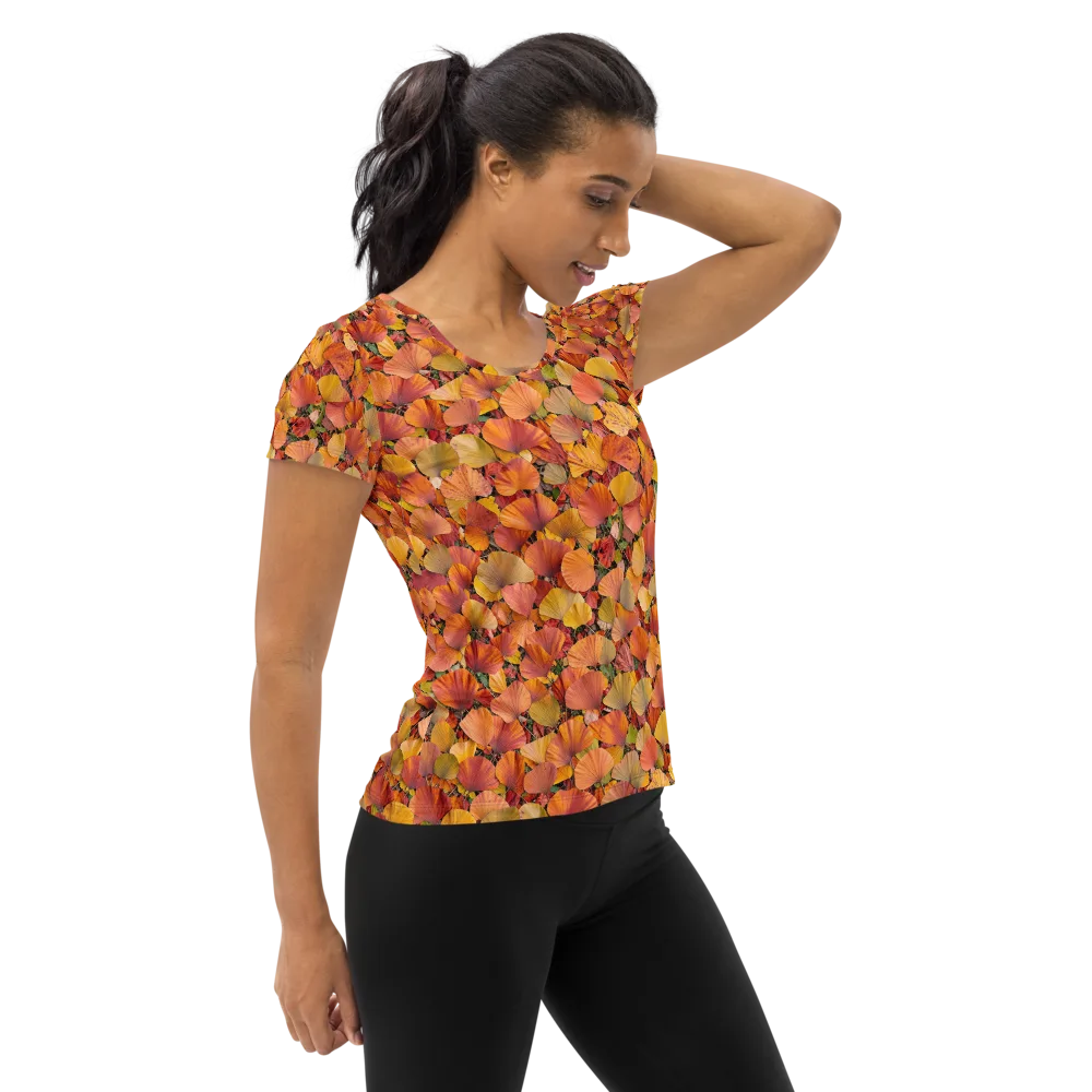 Amber Canopy on Women's Athletic T-Shirt — Right