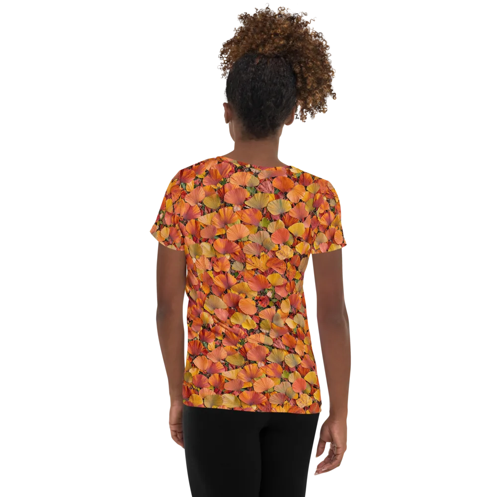 Amber Canopy on Women's Athletic T-Shirt — Back