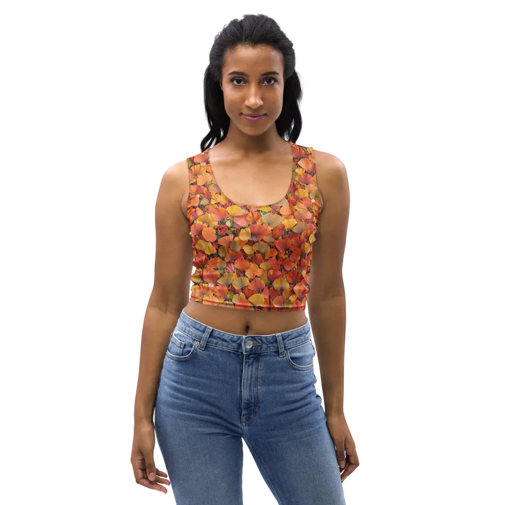 Amber Canopy on Crop Top — Front