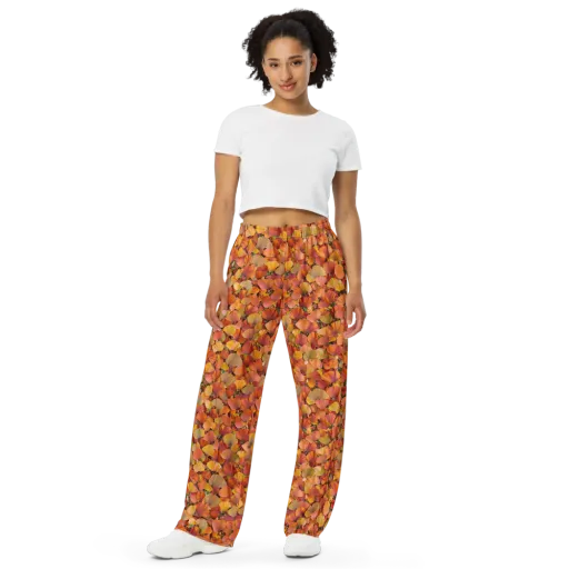 Amber Canopy on a Wide-Leg Pants