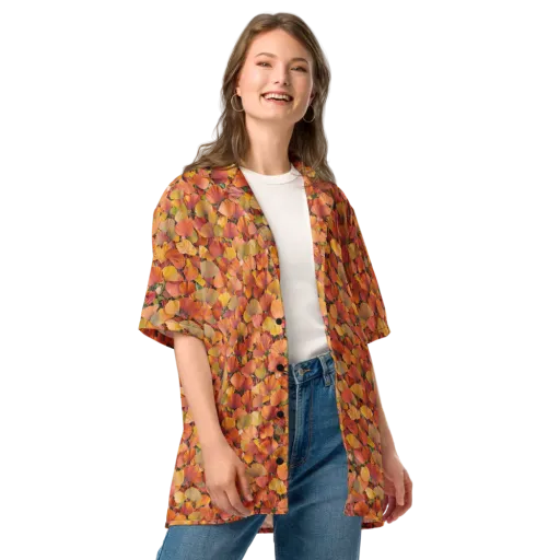 Amber Canopy on a Button Shirt