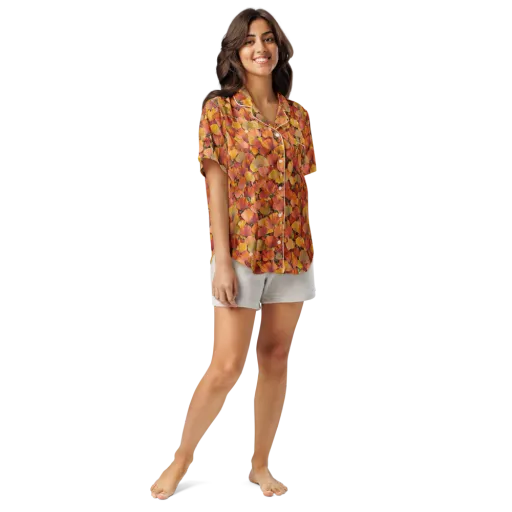 Amber Canopy on a Women's Short Sleeve Pajama Top