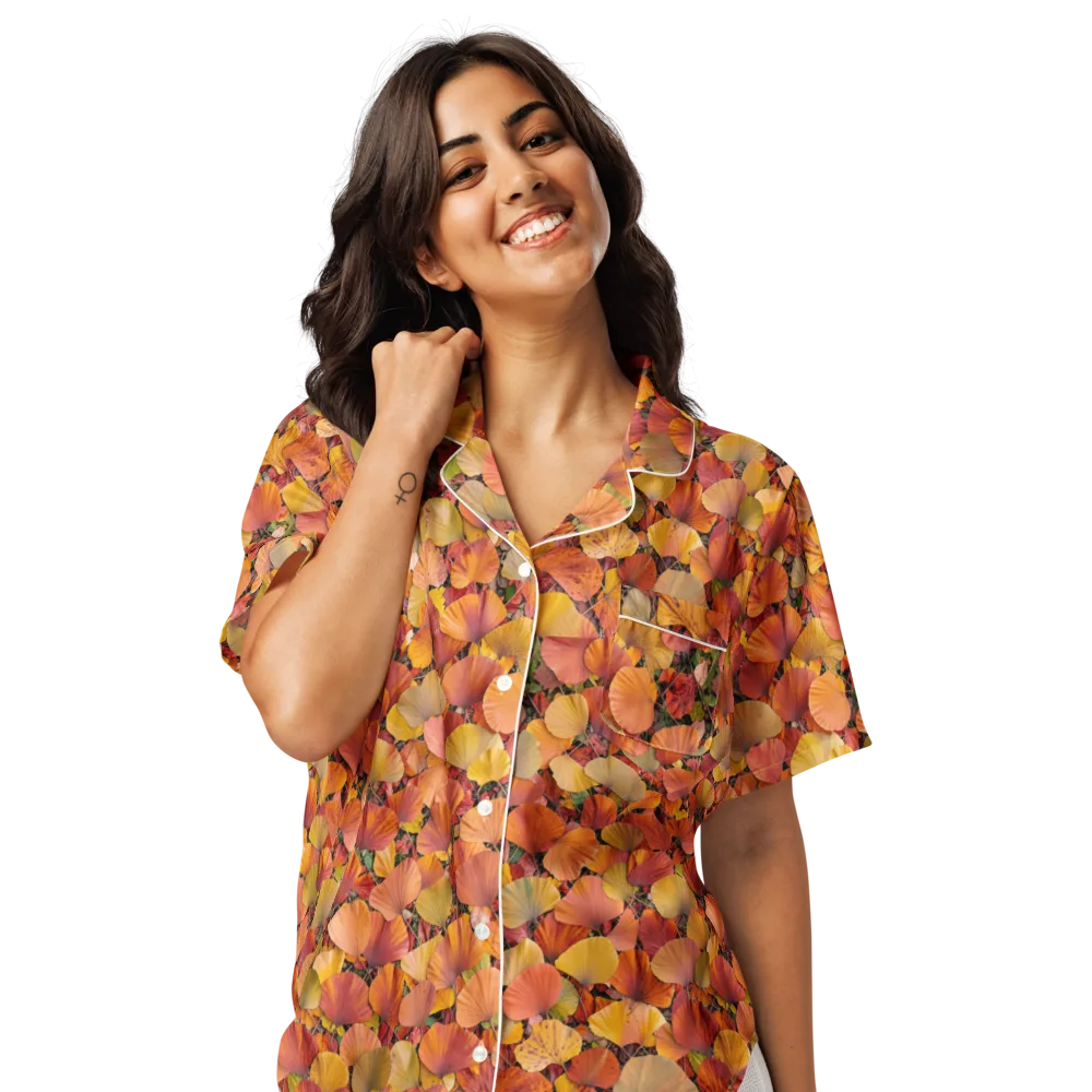 Amber Canopy on Women's Short Sleeve Pajama Top — Front