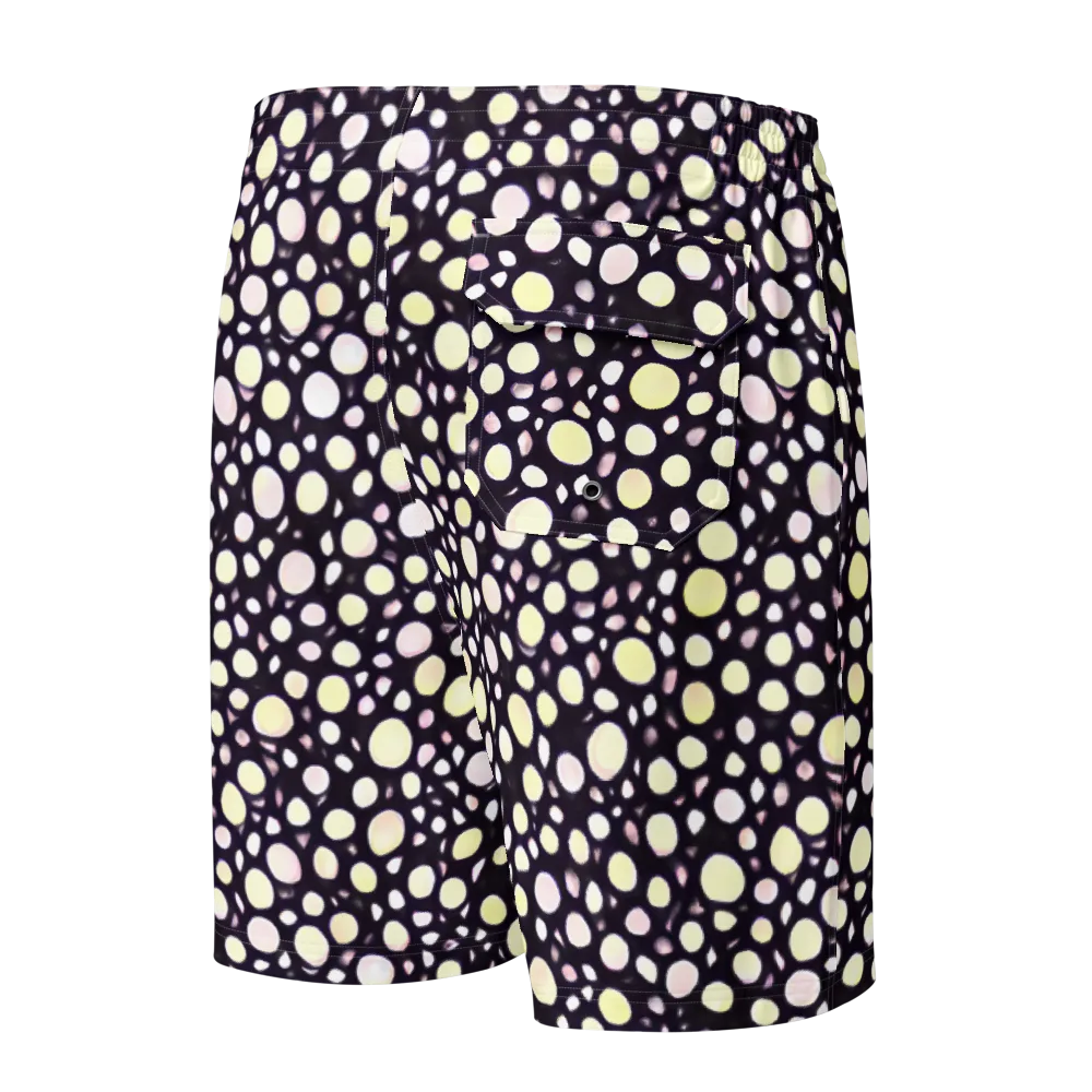 Midnight Pebble on Men's Board Shorts — Back