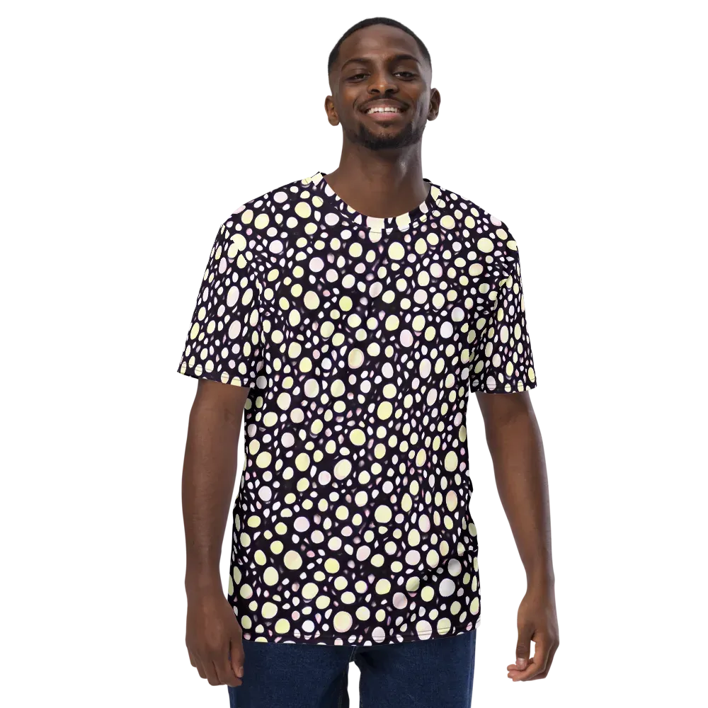 Midnight Pebble on Men's Crew Neck T-Shirt — Front