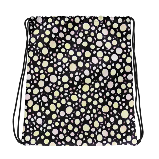 Midnight Pebble on a Drawstring Bag