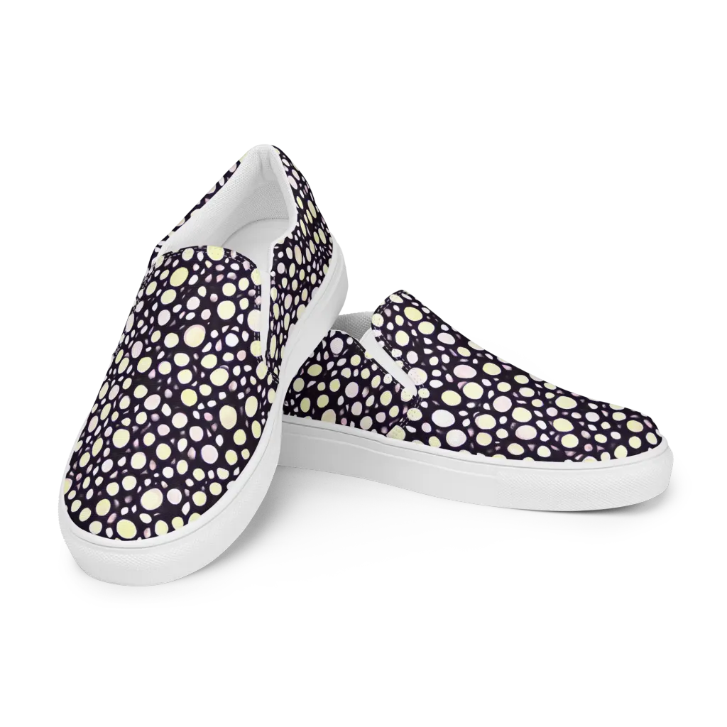 Midnight Pebble on Women's Slip-On Canvas Shoes — Left Front