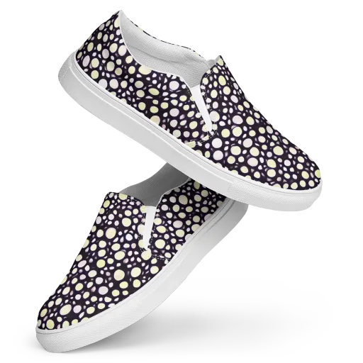 Midnight Pebble on a Women's Slip-On Canvas Shoes