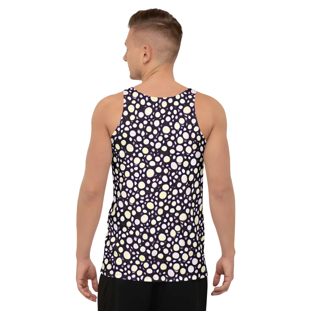 Midnight Pebble on Men's Tank Top — Back