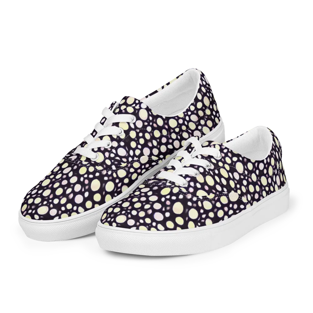 Midnight Pebble on Men's Lace-Up Canvas Shoes — Left Front