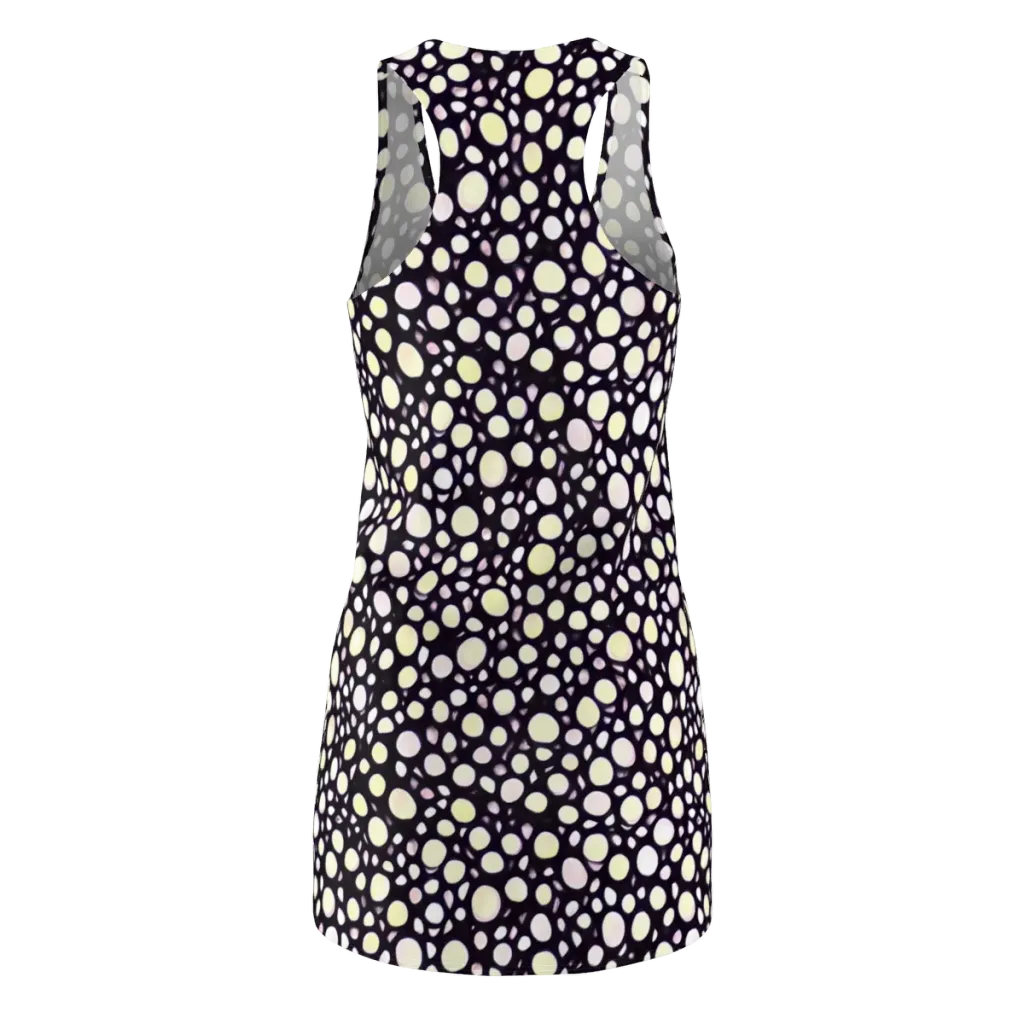 Midnight Pebble on Racerback Dress — Back