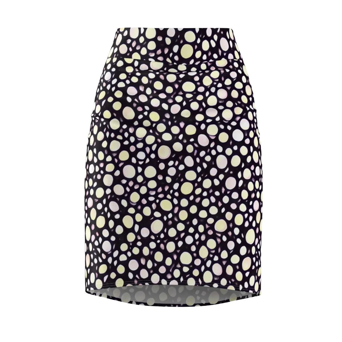 Midnight Pebble on Pencil Skirt — Front