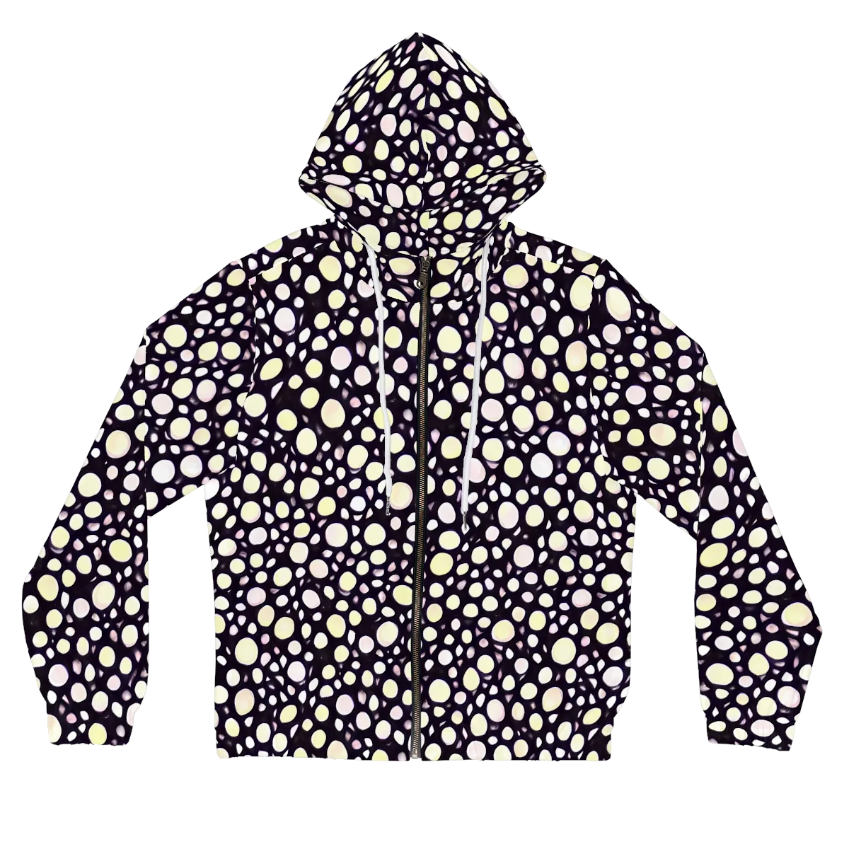 Midnight Pebble on Women's Full-Zip Hoodie — Front