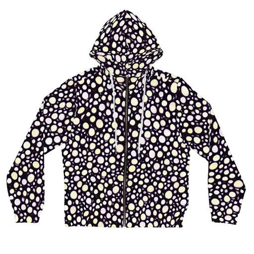 Midnight Pebble on a Women's Full-Zip Hoodie