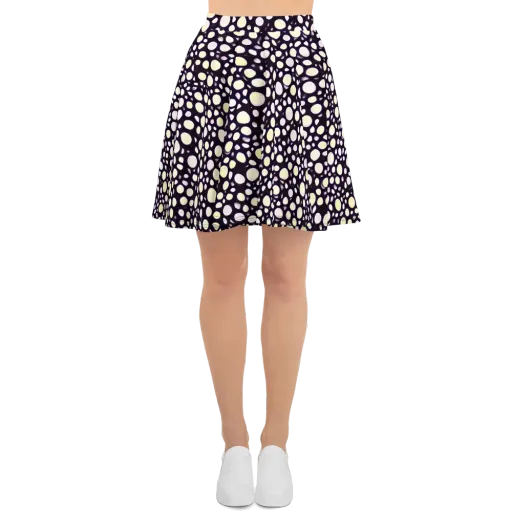 Midnight Pebble on a Skater Skirt