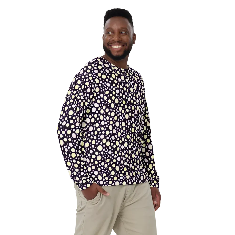 Midnight Pebble on Sweatshirt — Front