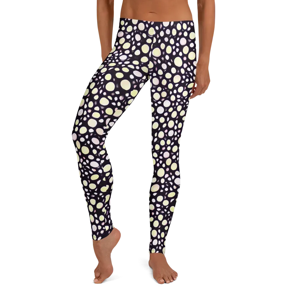 Midnight Pebble on Leggings — Front