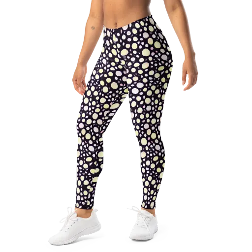 Midnight Pebble on a Leggings