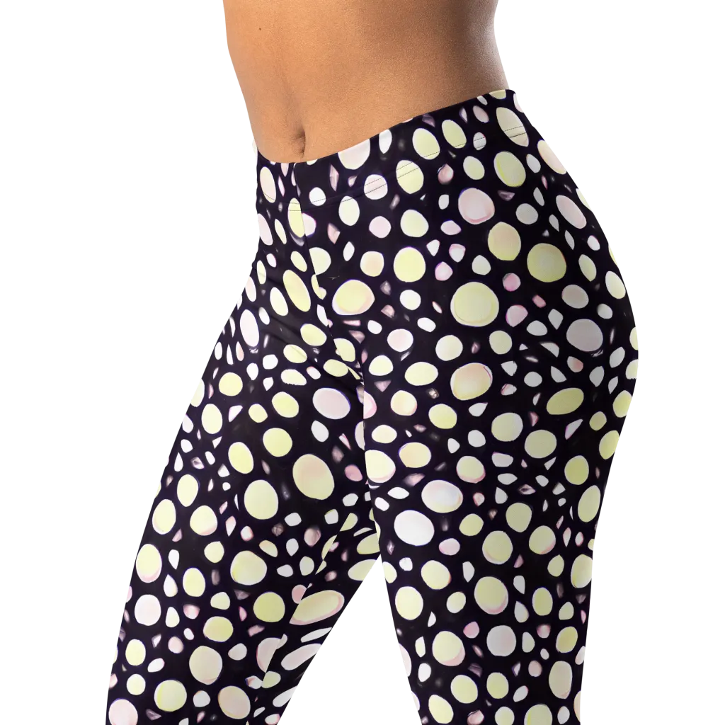 Midnight Pebble on Leggings — Left Front