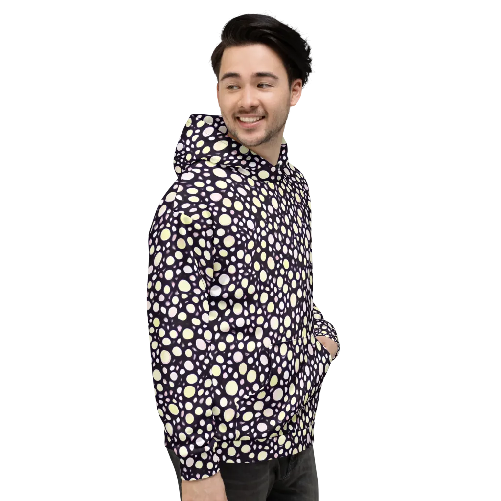 Midnight Pebble on Hoodie — Right