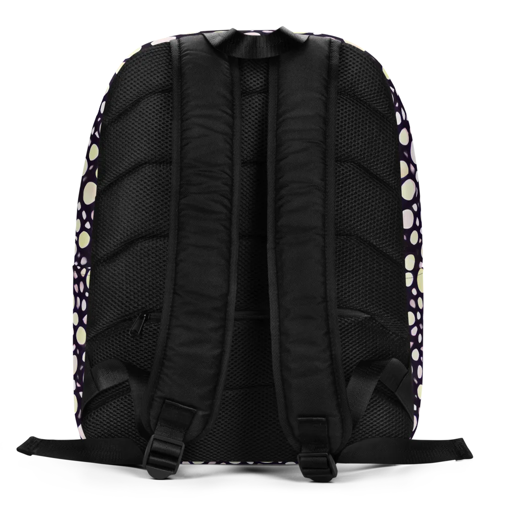 Midnight Pebble on Minimalist Backpack — Back