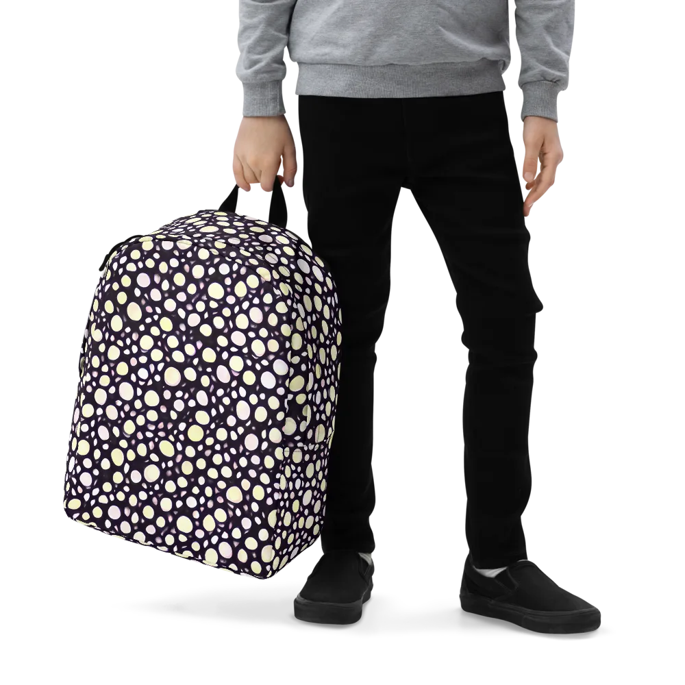 Midnight Pebble on Minimalist Backpack — Zoomed-in