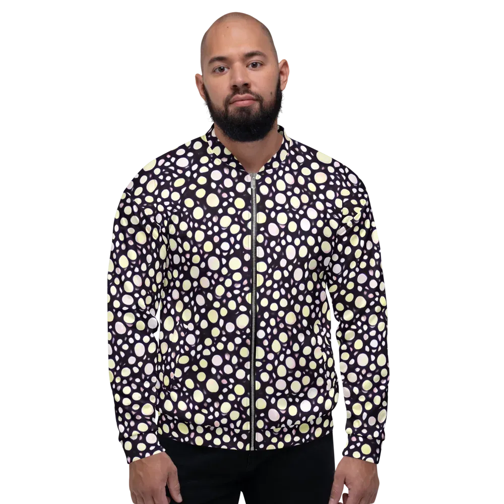 Midnight Pebble on Bomber Jacket — Front