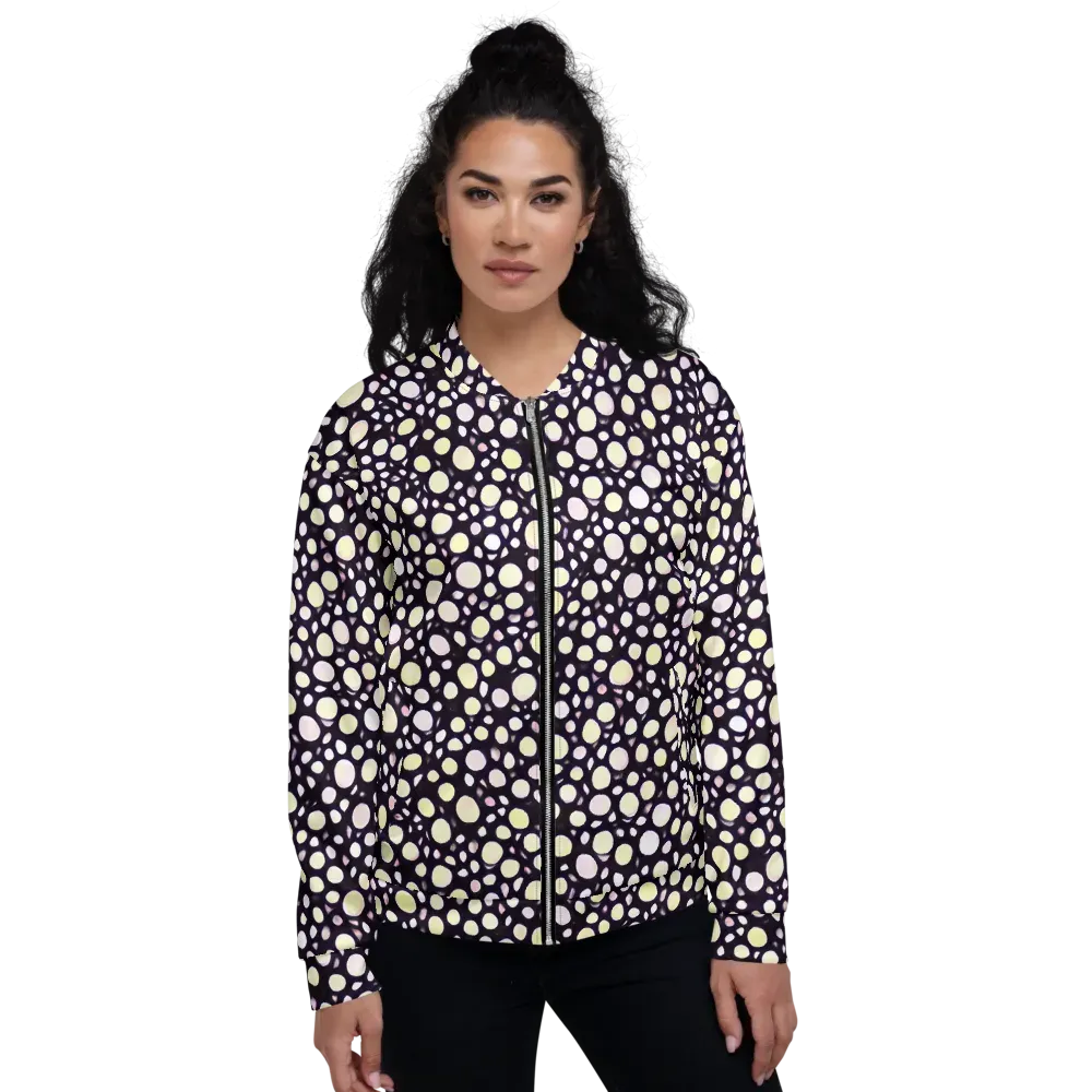 Midnight Pebble on Bomber Jacket — Front