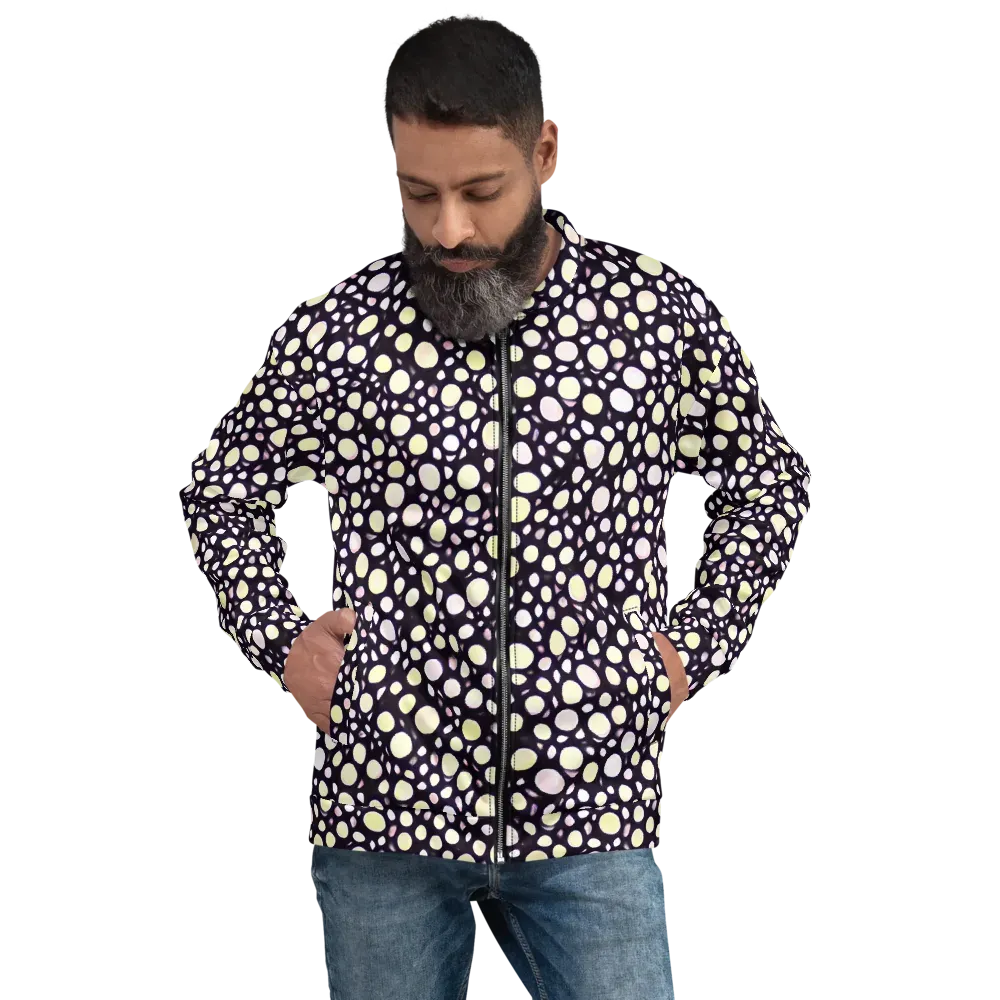 Midnight Pebble on Bomber Jacket — Front