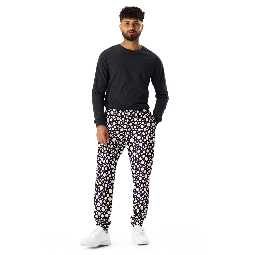 Midnight Pebble on Men's Joggers — Front