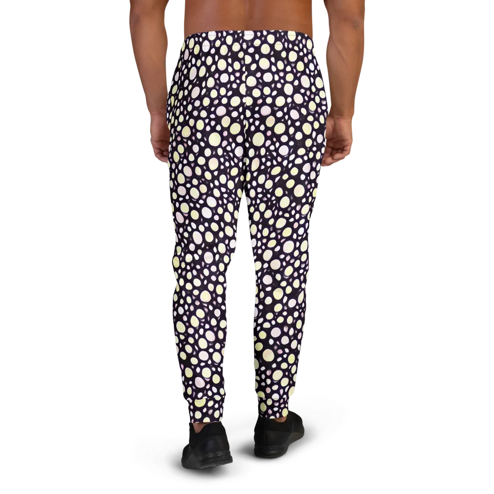 Midnight Pebble on Men's Joggers — Back