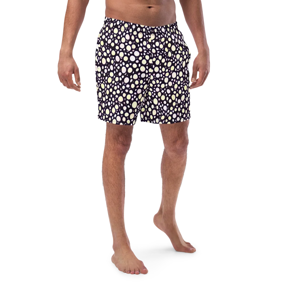 Midnight Pebble on Swim Trunks — Front