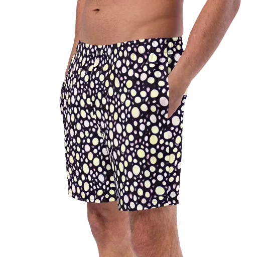 Midnight Pebble on a Swim Trunks