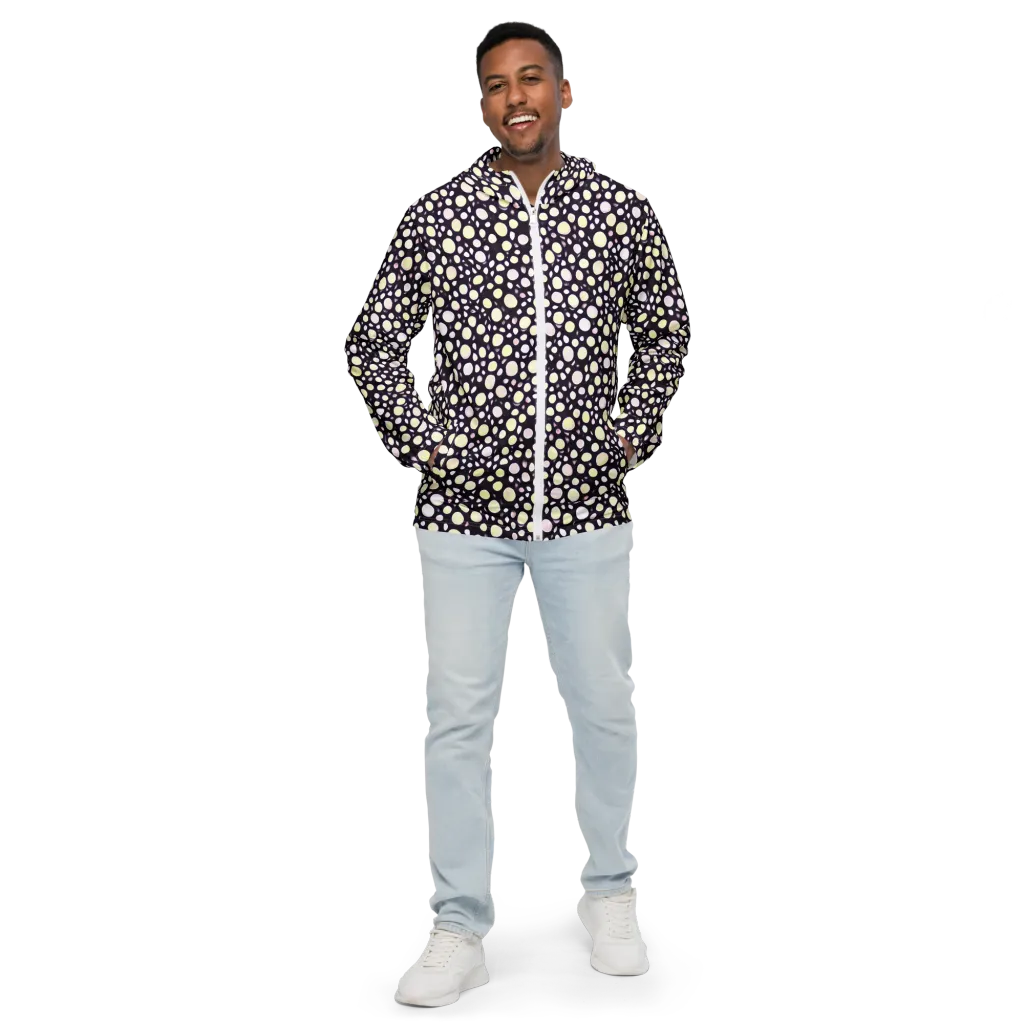 Midnight Pebble on Men's Windbreaker — Front