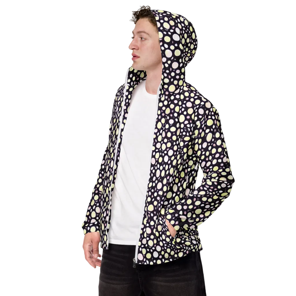 Midnight Pebble on Men's Windbreaker — Left Front