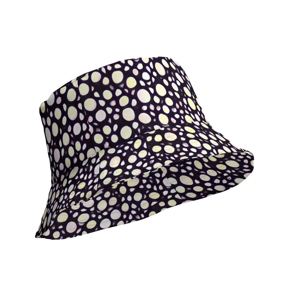 Midnight Pebble on Reversible Bucket Hat — Product details Outside