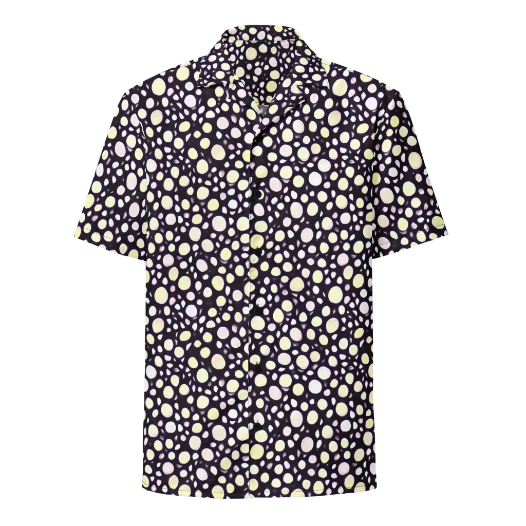 Midnight Pebble on Button Shirt — Front