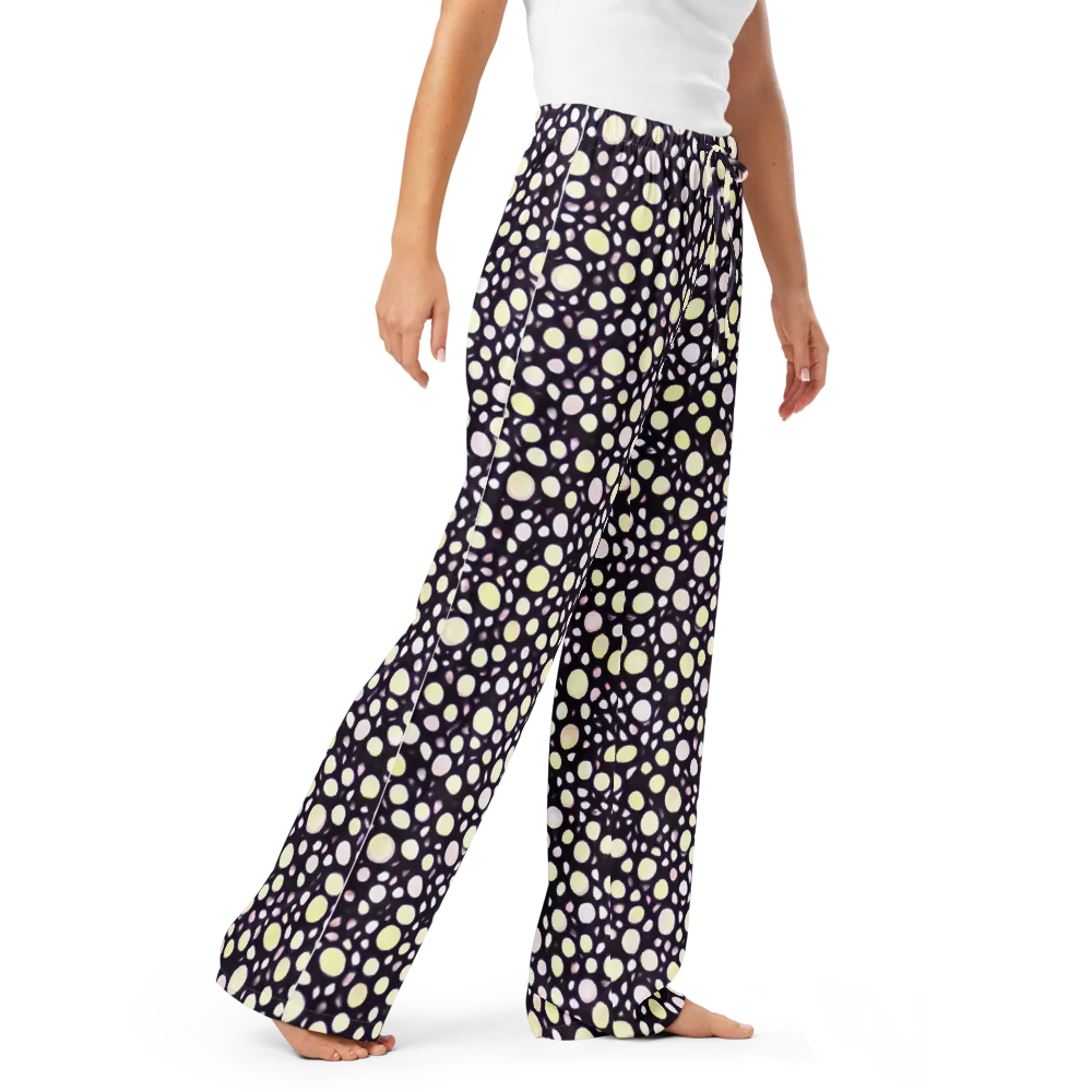 Midnight Pebble on Women's Pajama Pants — Right Front