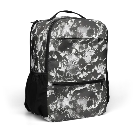 Monochrome Rift on a Utility Backpack