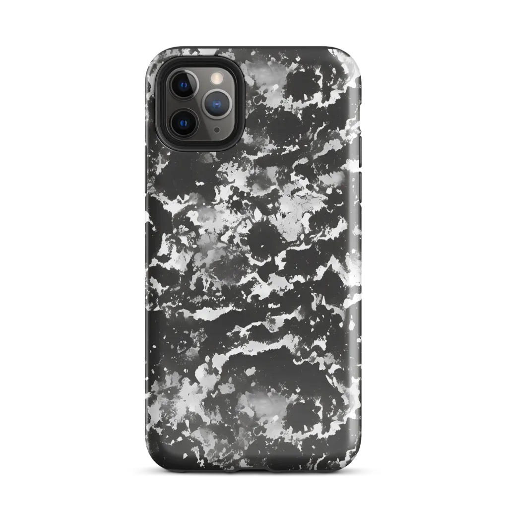 Monochrome Rift on Tough Case for iPhone® — Front