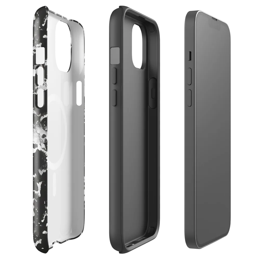 Monochrome Rift on MagSafe Tough Case for iPhone® — Front