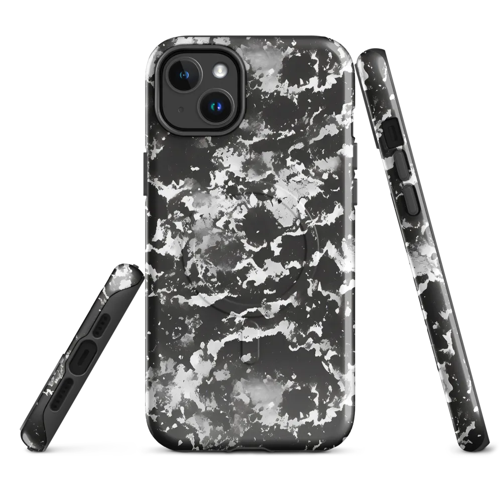 Monochrome Rift on MagSafe Tough Case for iPhone® — Front