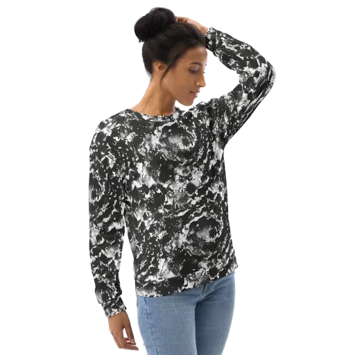 Monochrome Rift on a Sweatshirt
