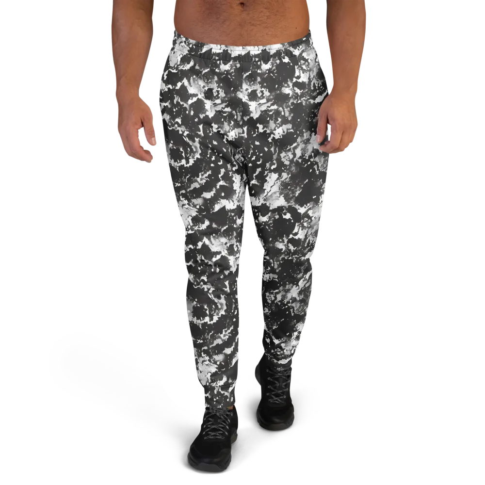 Monochrome Rift on Men's Joggers — Front