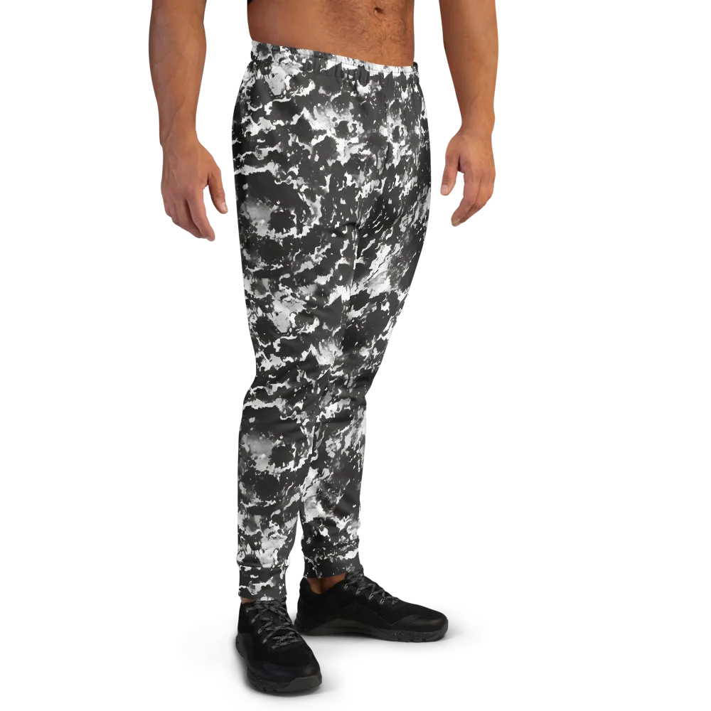 Monochrome Rift on Men's Joggers — Right