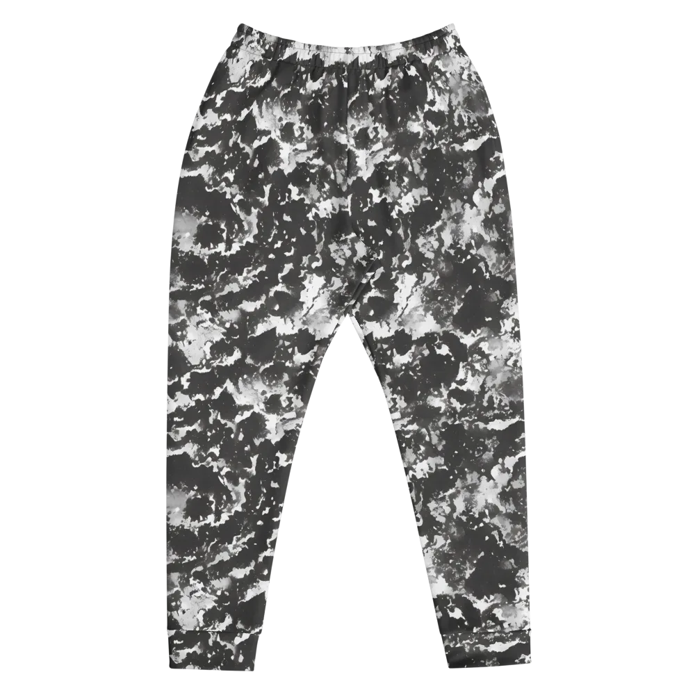 Monochrome Rift on Men's Joggers — Front