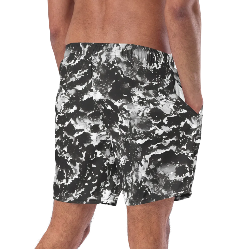 Monochrome Rift on Swim Trunks — Right Back