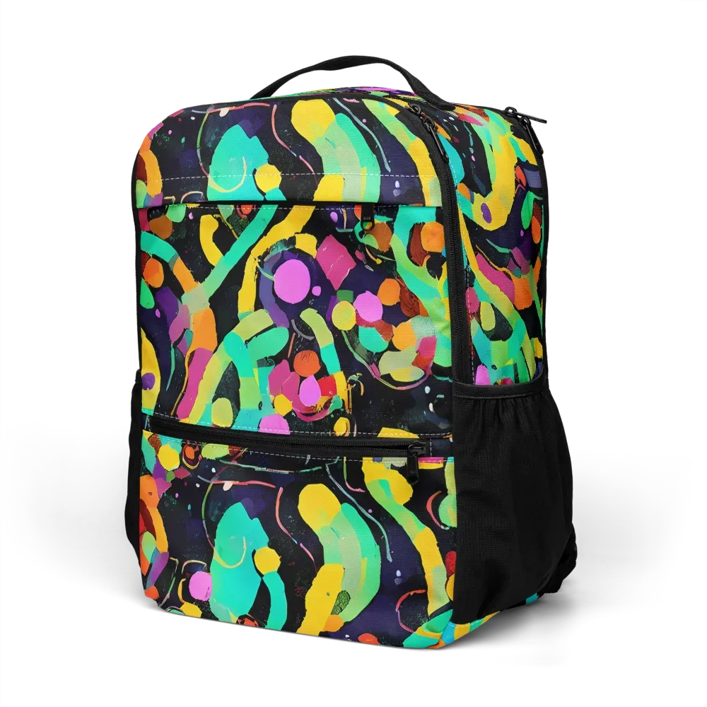 Neon Kinetic on Utility Backpack — Left Front