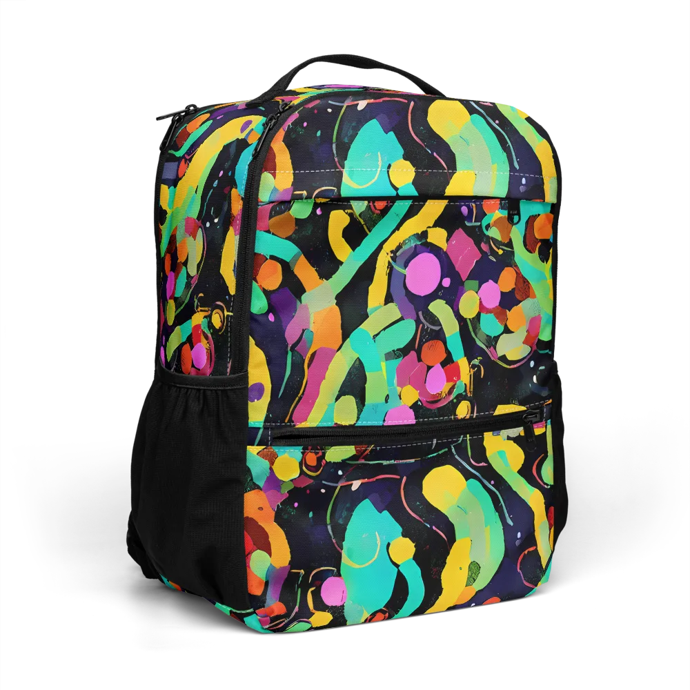 Neon Kinetic on Utility Backpack — Right Front